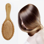 Load image into Gallery viewer, Anti static women Wooden beauty Hair Comb (TakaraCorner.com)
