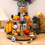 Load image into Gallery viewer, Halloween Wooden Beads Pendant - Gnome/ Pumpkin/ Bat/ Ghost
