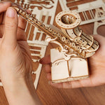 Load image into Gallery viewer, DIY creative unique wooden puzzle toys saxophone (TakaraCorner.com)
