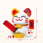 Load image into Gallery viewer, Lucky Cat - DIY Block Kit
