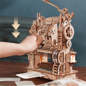 Wooden Puzzle - Classic Printing Press