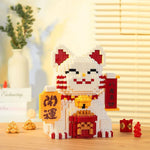 Load image into Gallery viewer, Lucky Cat - DIY Block Kit
