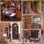 Load image into Gallery viewer, Wooden Book Nook Puzzle With Light - Rose Detective Agency
