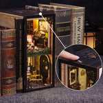 Load image into Gallery viewer, Wooden Book Nook Puzzle With Light - Rose Detective Agency
