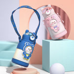 Load image into Gallery viewer, Kids Stainless Steel Water Bottle With Straw
