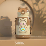 Load image into Gallery viewer, Kids Stainless Steel Water Bottle With Straw
