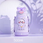 Load image into Gallery viewer, Kids Stainless Steel Water Bottle With Straw
