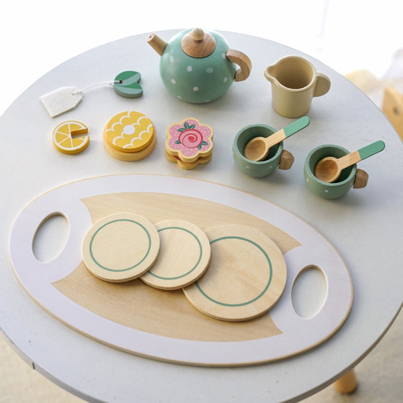 Kids Wooden Toy Set - Ice Cream Store/ Afternoon Tea/ Cake Shop