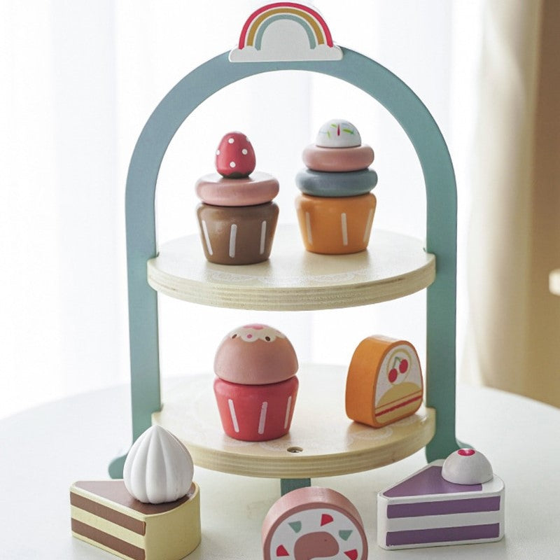 Kids Wooden Toy Set - Ice Cream Store/ Afternoon Tea/ Cake Shop