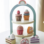 Load image into Gallery viewer, Kids Wooden Toy Set - Ice Cream Store/ Afternoon Tea/ Cake Shop
