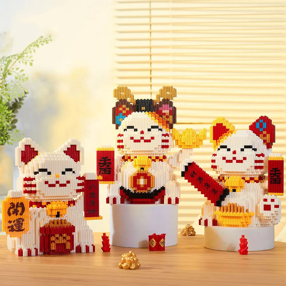 Lucky Cat - DIY Block Kit