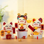 Load image into Gallery viewer, Lucky Cat - DIY Block Kit
