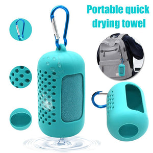 Portable quick dry microfiber sports towel (TakaraCorner.com)