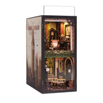 Load image into Gallery viewer, Wooden Book Nook Puzzle With Light - Rose Detective Agency
