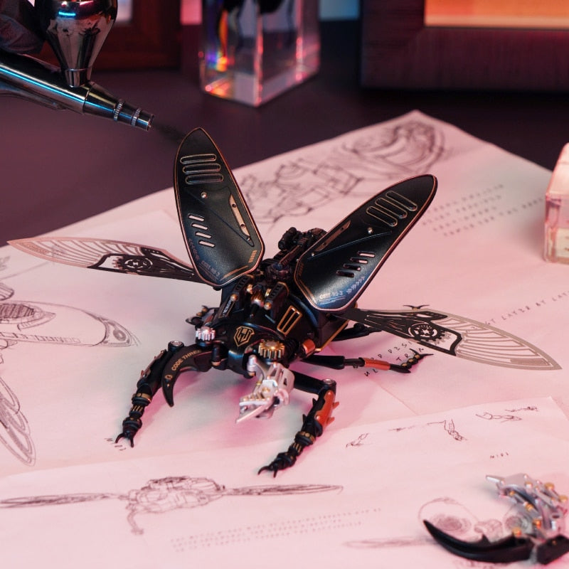 DIY Moveable Mechanic Puzzle Toy - Steampunk Storm Beetle