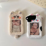 Load image into Gallery viewer, Cartoon Animal Plush Photocard Holder
