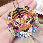 Load image into Gallery viewer, DIY Diamond Painting Keychain - Animal Dog Cat Bird Dragon
