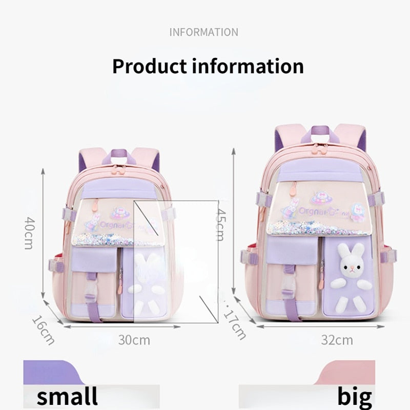 Children’s Colorful Bunny Backpacks