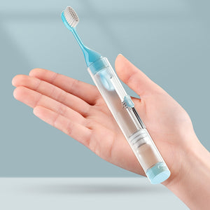 Portable Toothpaste Dispenser with Toothbrush