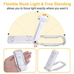 Load image into Gallery viewer, USB Rechargeable Bookmark Reading Light
