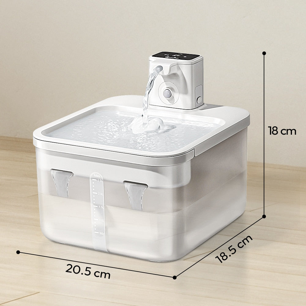 Wireless Pet Water Fountain With Motion Sensor