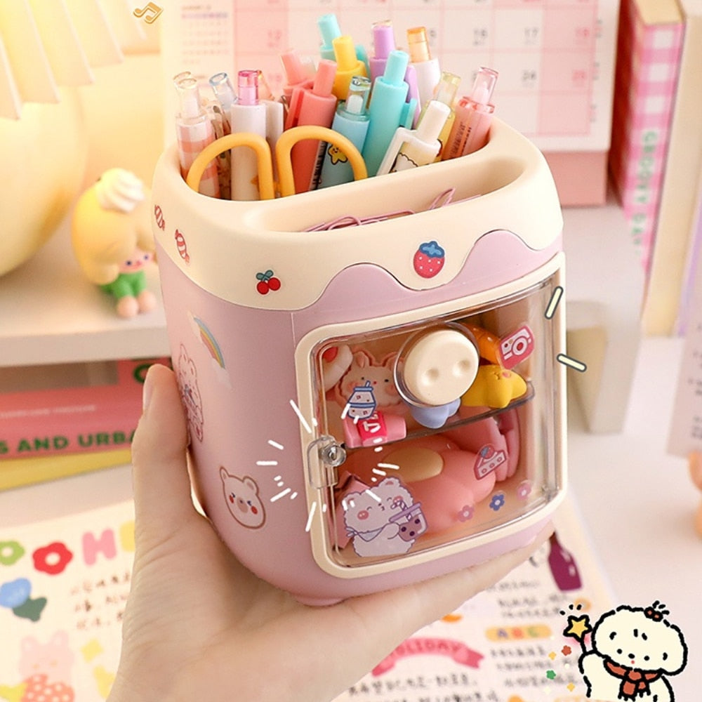 Pen Holder Desk Stationery Organizer