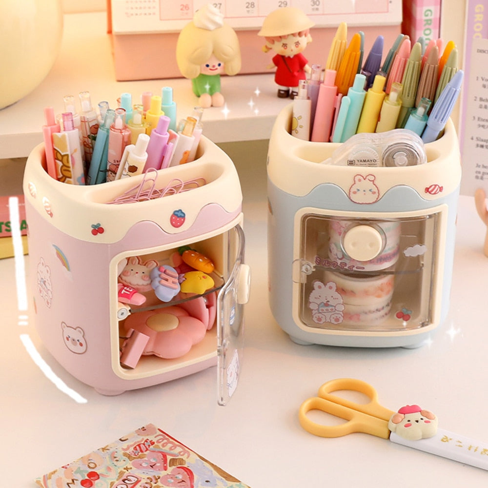 Pen Holder Desk Stationery Organizer