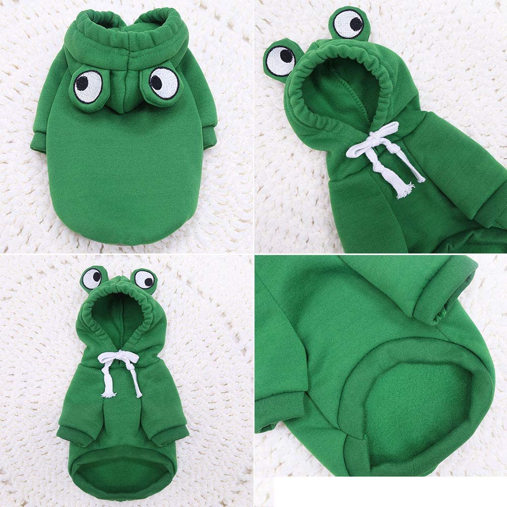 Pet Hoodie Sweatshirt - Frog/ Banana/ Apple/ Carrot/ Reindeer/ Heart