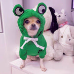 Load image into Gallery viewer, Pet Hoodie Sweatshirt - Frog/ Banana/ Apple/ Carrot/ Reindeer/ Heart
