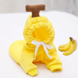 Pet Hoodie Sweatshirt - Frog/ Banana/ Apple/ Carrot/ Reindeer/ Heart