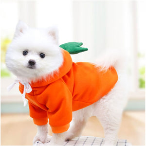 Pet Hoodie Sweatshirt - Frog/ Banana/ Apple/ Carrot/ Reindeer/ Heart