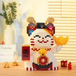 Load image into Gallery viewer, Lucky Cat - DIY Block Kit
