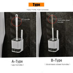 Load image into Gallery viewer, Leakproof Wall Hanging Toilet Brush And Holder
