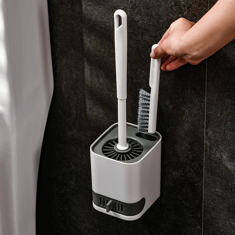 Leakproof Wall Hanging Toilet Brush And Holder