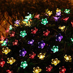 Load image into Gallery viewer, Solar String LED Lights - Cherry/ Chrysanthemum/ Lotus/ Snowflake
