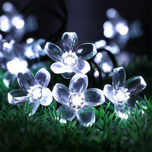 Solar String LED Lights - Cherry/ Chrysanthemum/ Lotus/ Snowflake