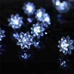 Load image into Gallery viewer, Solar String LED Lights - Cherry/ Chrysanthemum/ Lotus/ Snowflake
