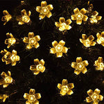 Load image into Gallery viewer, Solar String LED Lights - Cherry/ Chrysanthemum/ Lotus/ Snowflake
