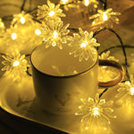 Load image into Gallery viewer, Solar String LED Lights - Cherry/ Chrysanthemum/ Lotus/ Snowflake
