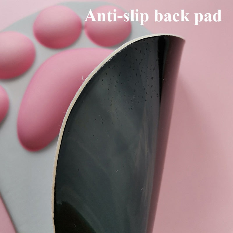 Cat Paw Mouse Pad, Keyboard Wrist Support