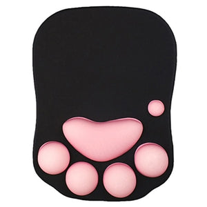 Cat Paw Mouse Pad, Keyboard Wrist Support