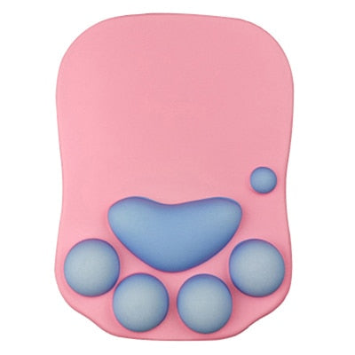 Cat Paw Mouse Pad, Keyboard Wrist Support