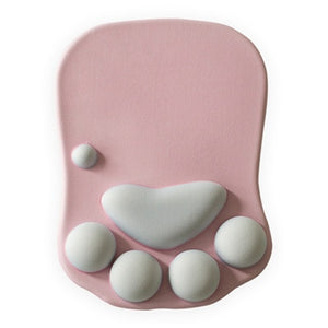 Cat Paw Mouse Pad, Keyboard Wrist Support