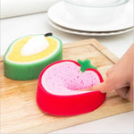 Load image into Gallery viewer, 4Pcs Fruit Shaped Sponge
