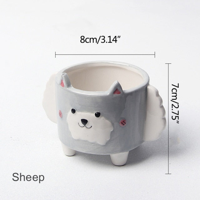 Animal Shaped Mini Pot