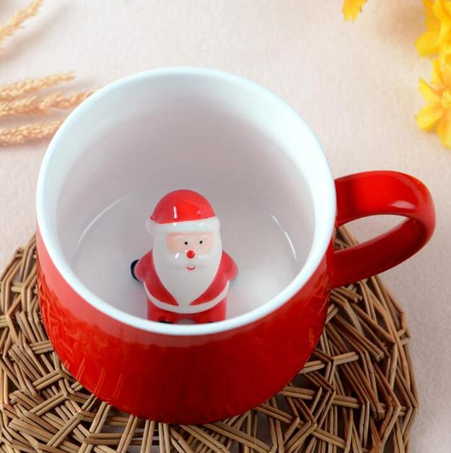 Ceramic Mug With Hidden Christmas Characters