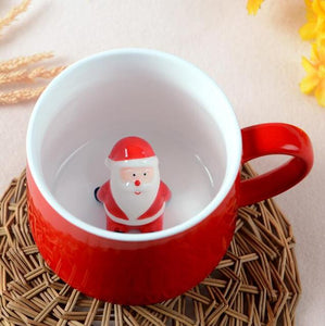 Ceramic Mug With Hidden Christmas Characters