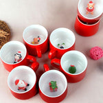 Load image into Gallery viewer, Ceramic Mug With Hidden Christmas Characters
