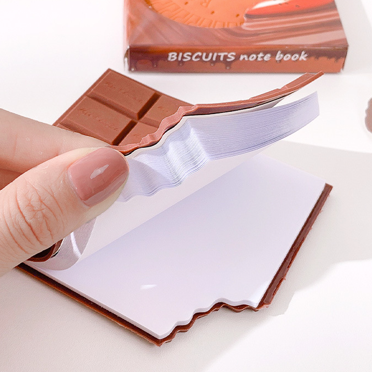 Chocolate Biscuit Notepads