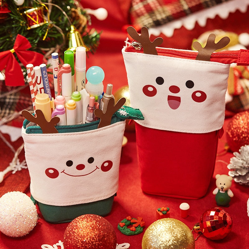 Christmas Retractable Pencil Case